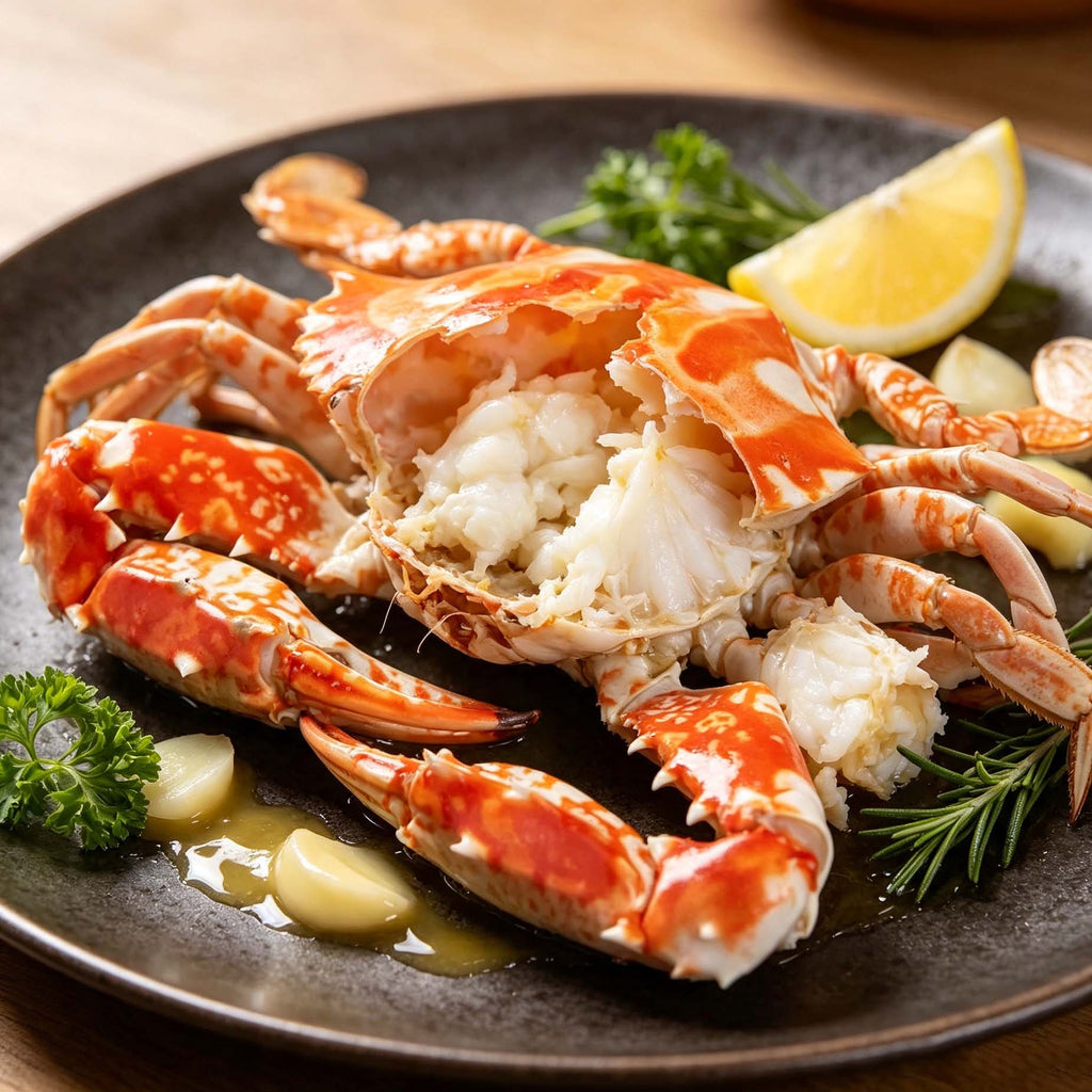 Cooked Frozen Flower Crab