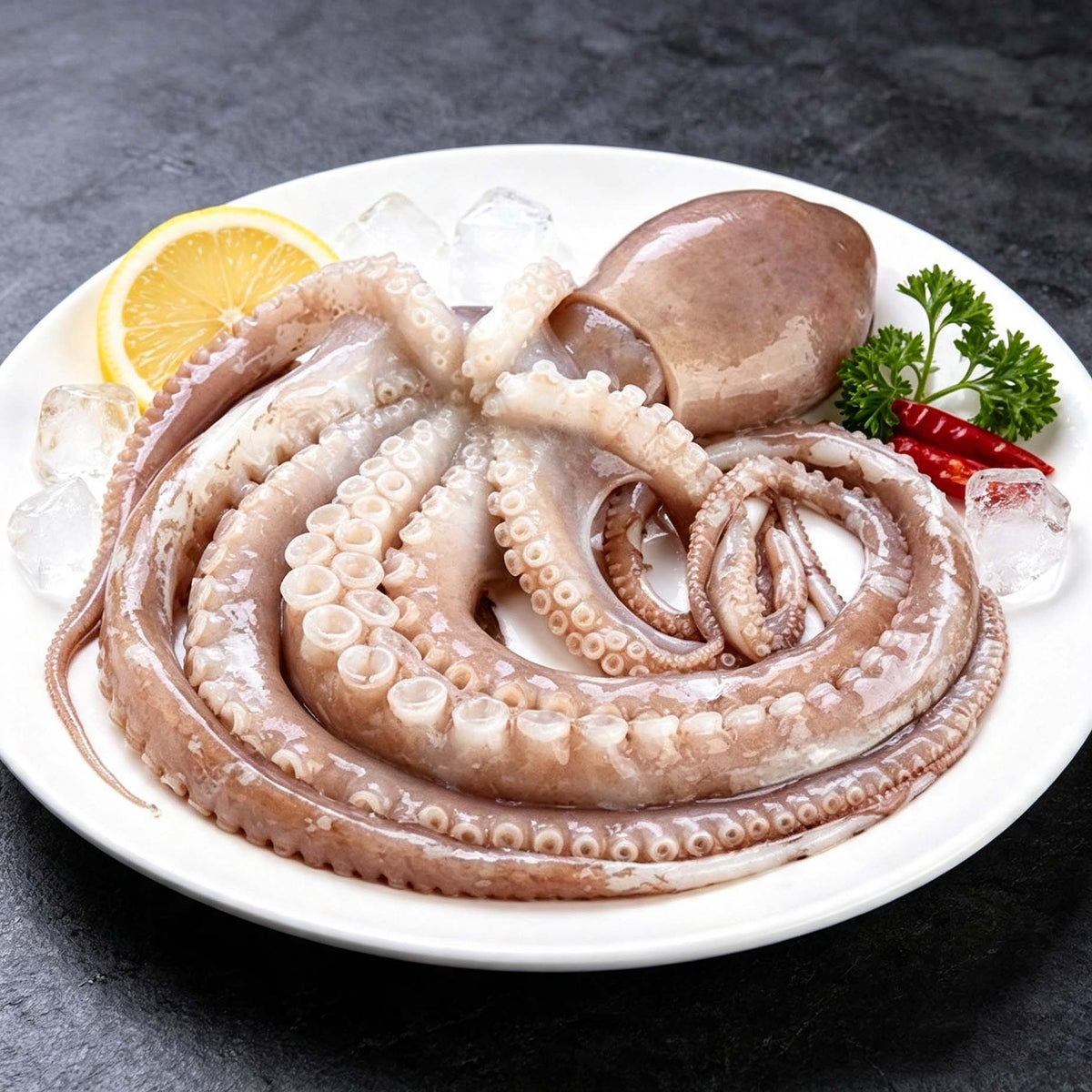 Cooked Frozen Octopus
